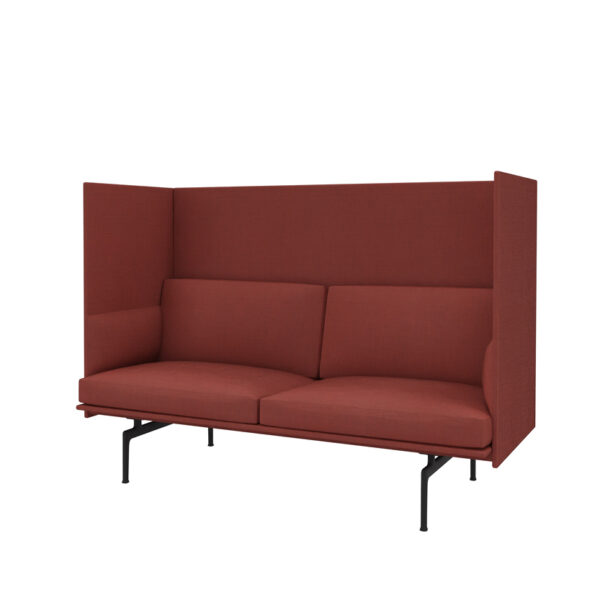 MUUTO Highback Sofa Outline 2-SEATER