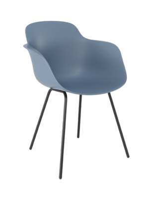 Connection - Luna Chair - Puderblau und Militärgrün